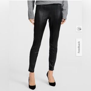 Express new with tags size L faux leather black pants